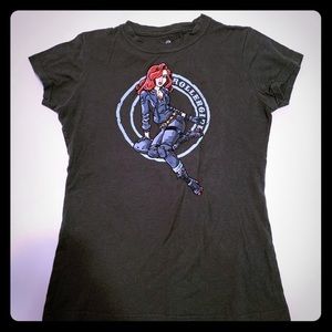 Tee Fury Rollergirl T-shirt size Medium